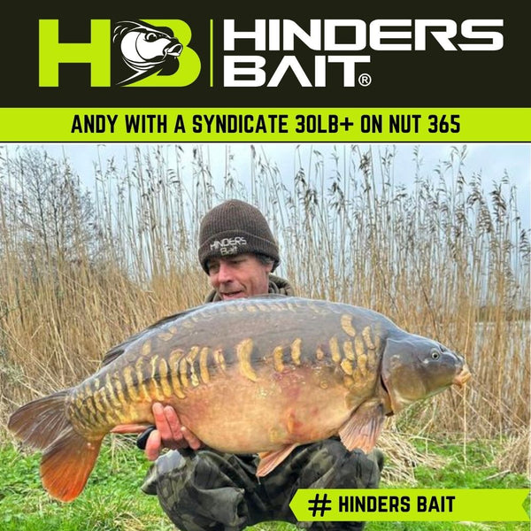 New XO Carp Hookbaits working well for Andy - Hinders Baits