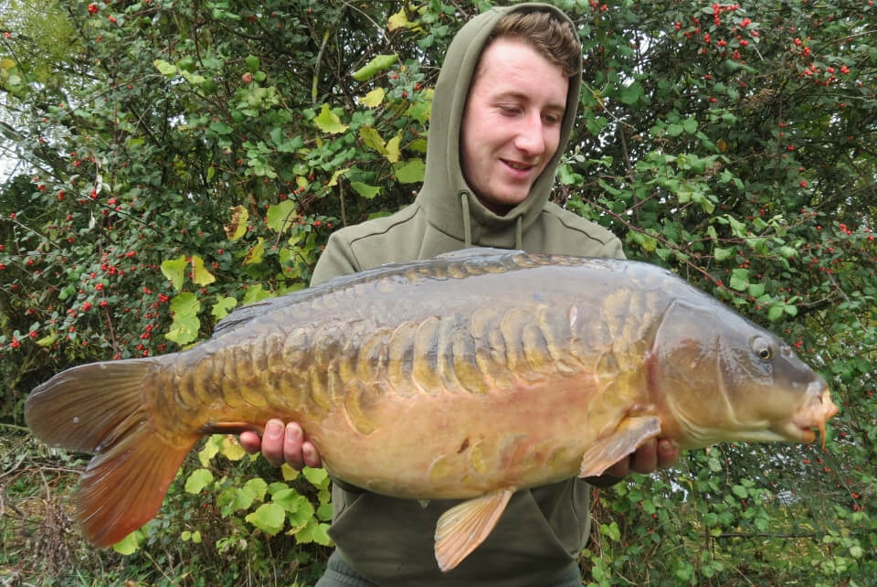 Callum with a Carp