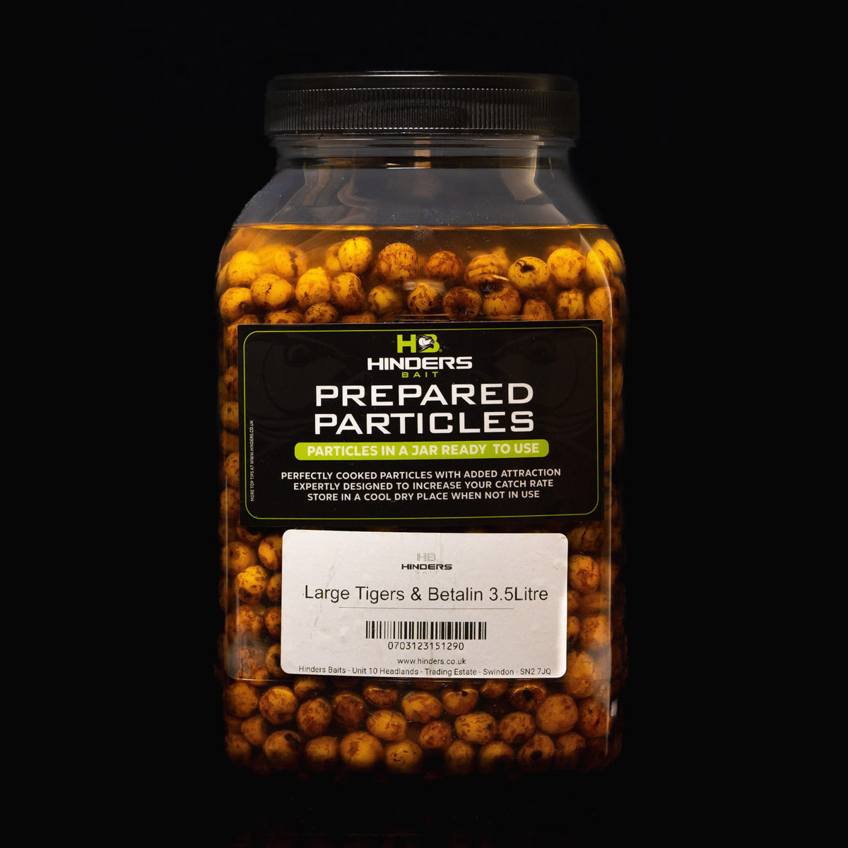 Hinders Prepared Particle Jars 3.5 Litre