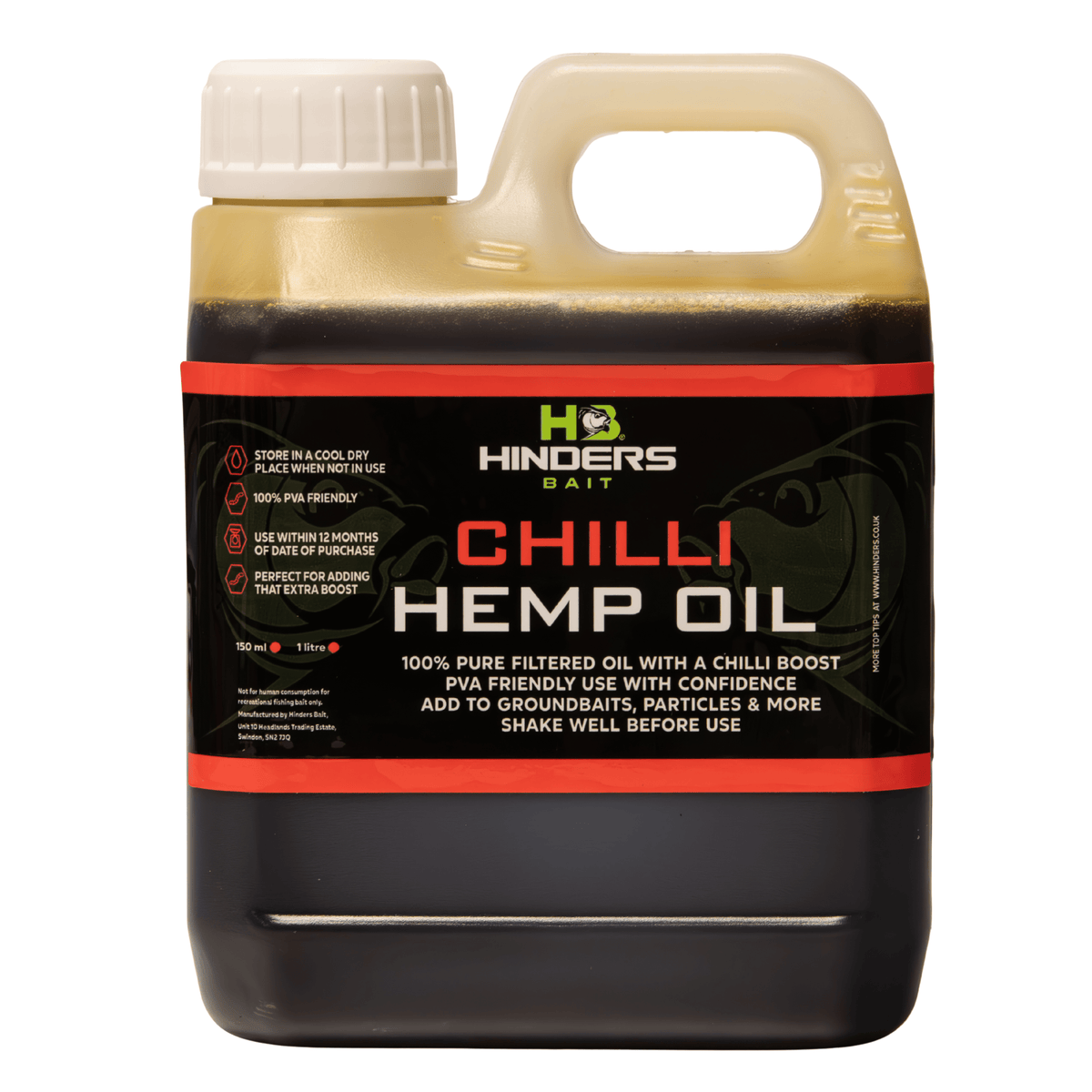 Hinders Chilli Hemp Oil