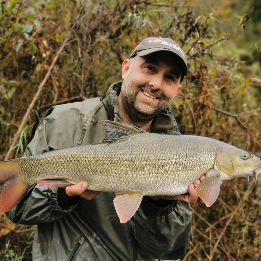 Mark with a River Wye Barbel