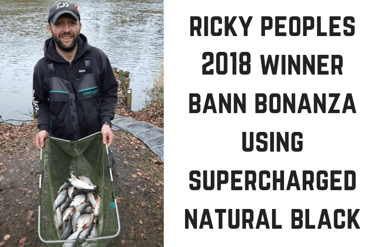Ricky winner 2018 Bann Bonanza using Supercharged Natural Black