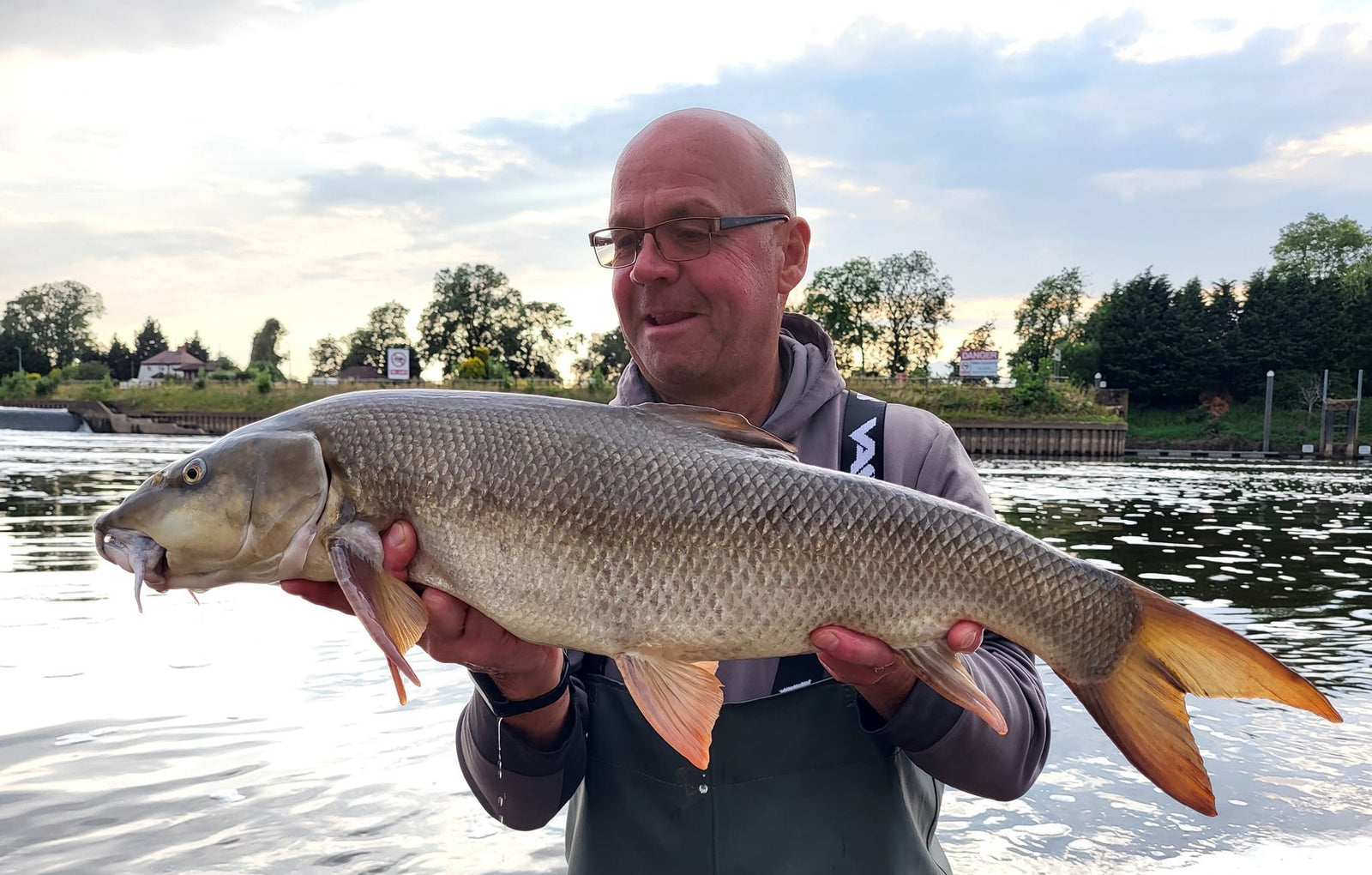 John McGough’s 32 Barbel in two Days with Hinders Elips "The Rolls Royce of Pellets"