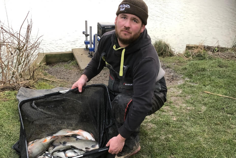 Damian with his Weekend Catch