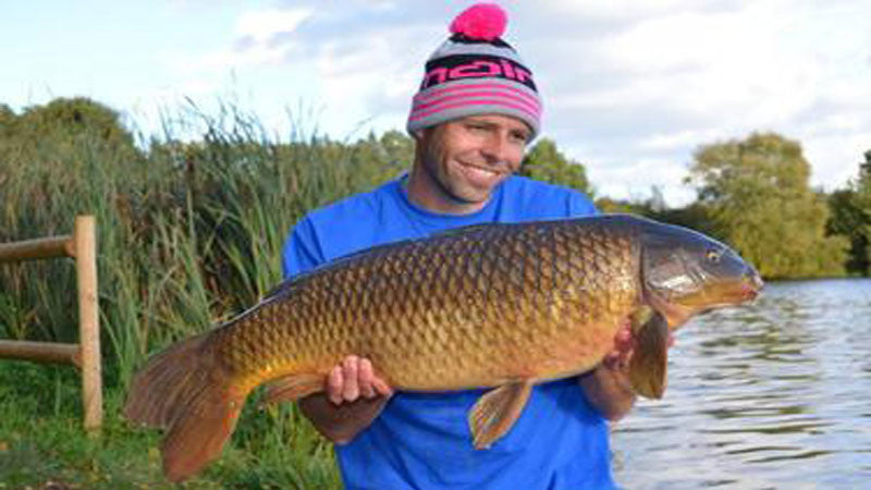 Dean Macey with a Common Carp