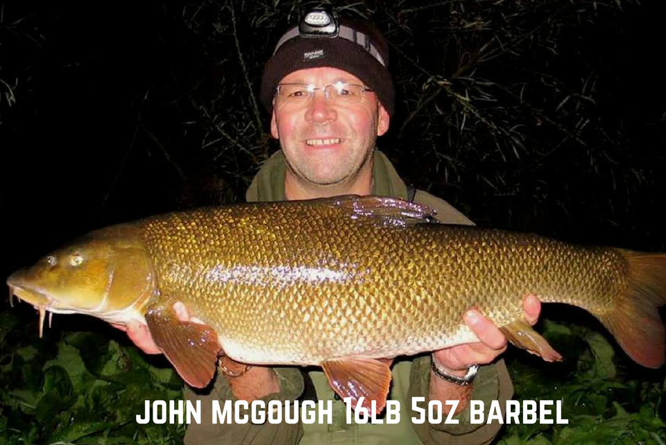 John McGough 16lb 5oz Barbel