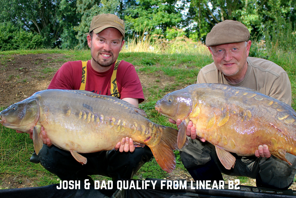 Josh & Dad with a B2 Haul of Carp