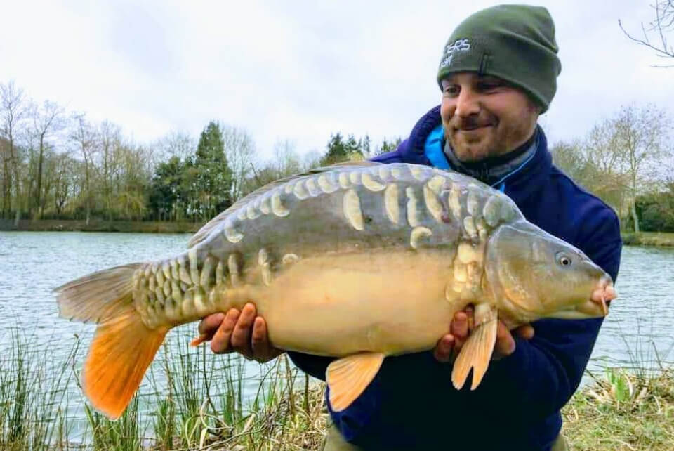 Kev with a stunning Whelford Carp