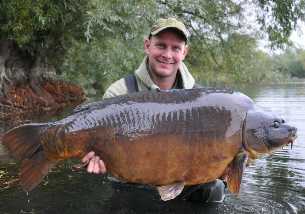 Kev with a 50lb Carp