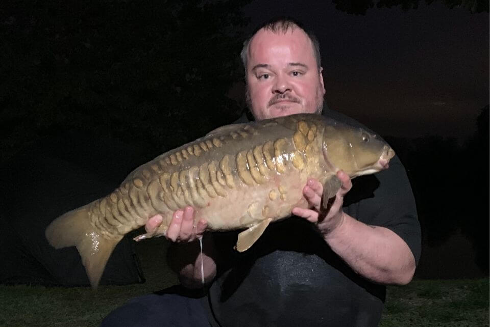 Neil Barrie with an Italian Carp