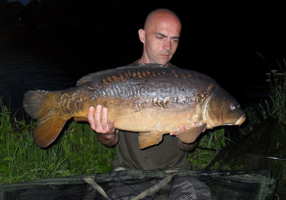 Paul Miller with a Thames Carp