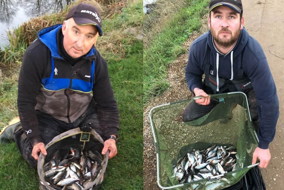 Supercharged Natural Black Grounbait caught Roach for Paul and Damian