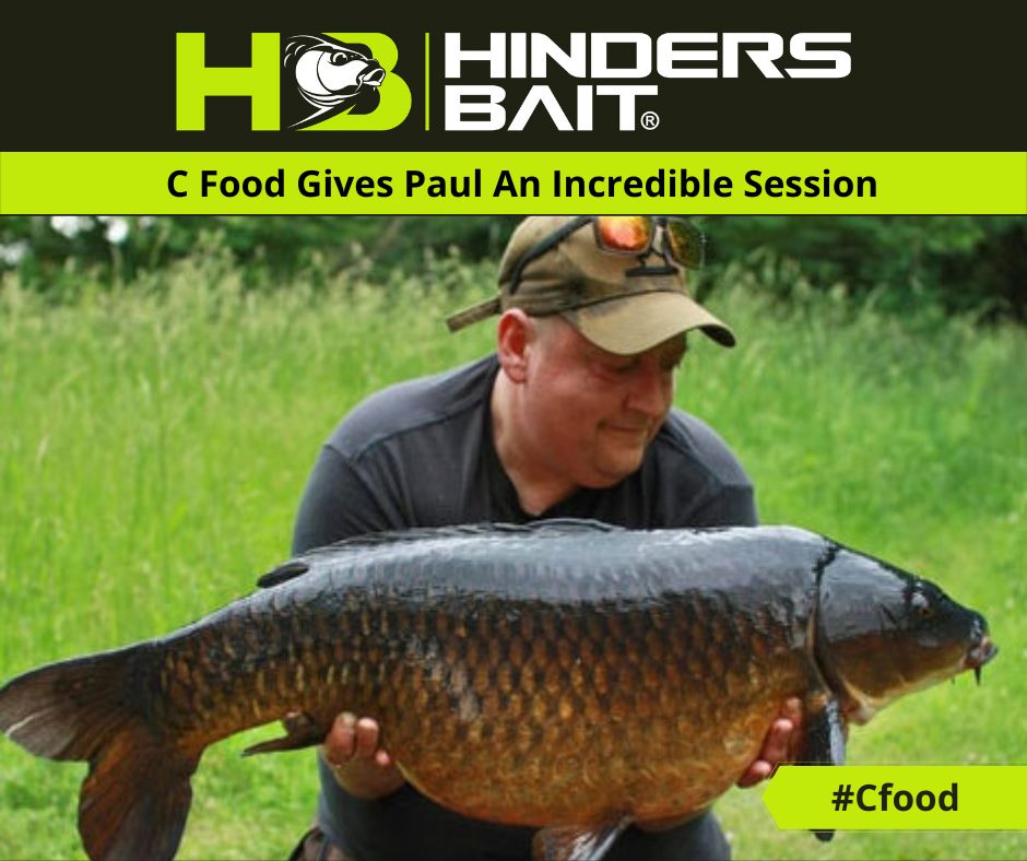 Paul with a new PB at 46lb caught on C Food