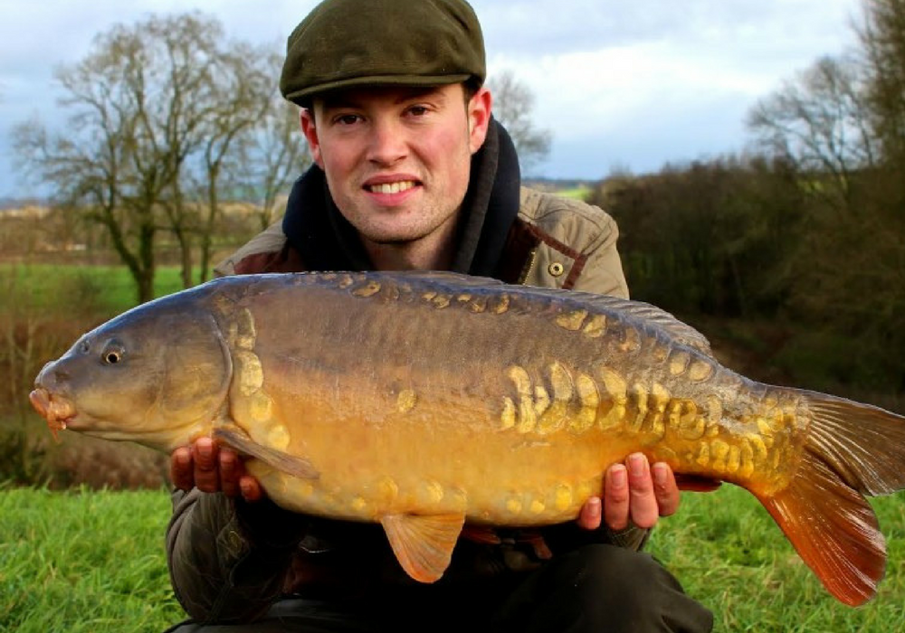 Josh with a Clattercote Carp
