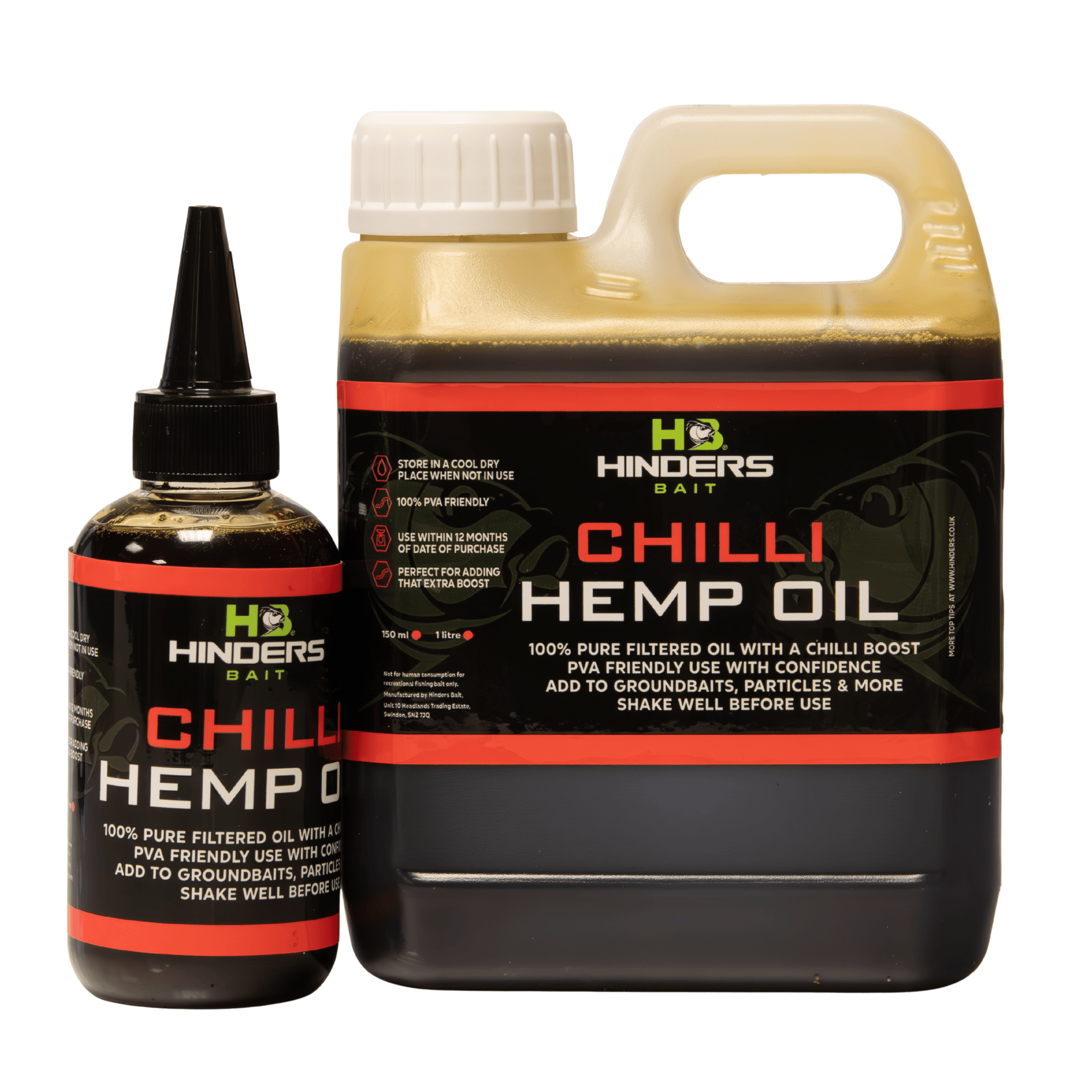 Hinders Chilli Hemp Oil